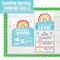 Hadley Designs Rainbow Circle Time Bulletin Board Calendar for Classroom Wall Set